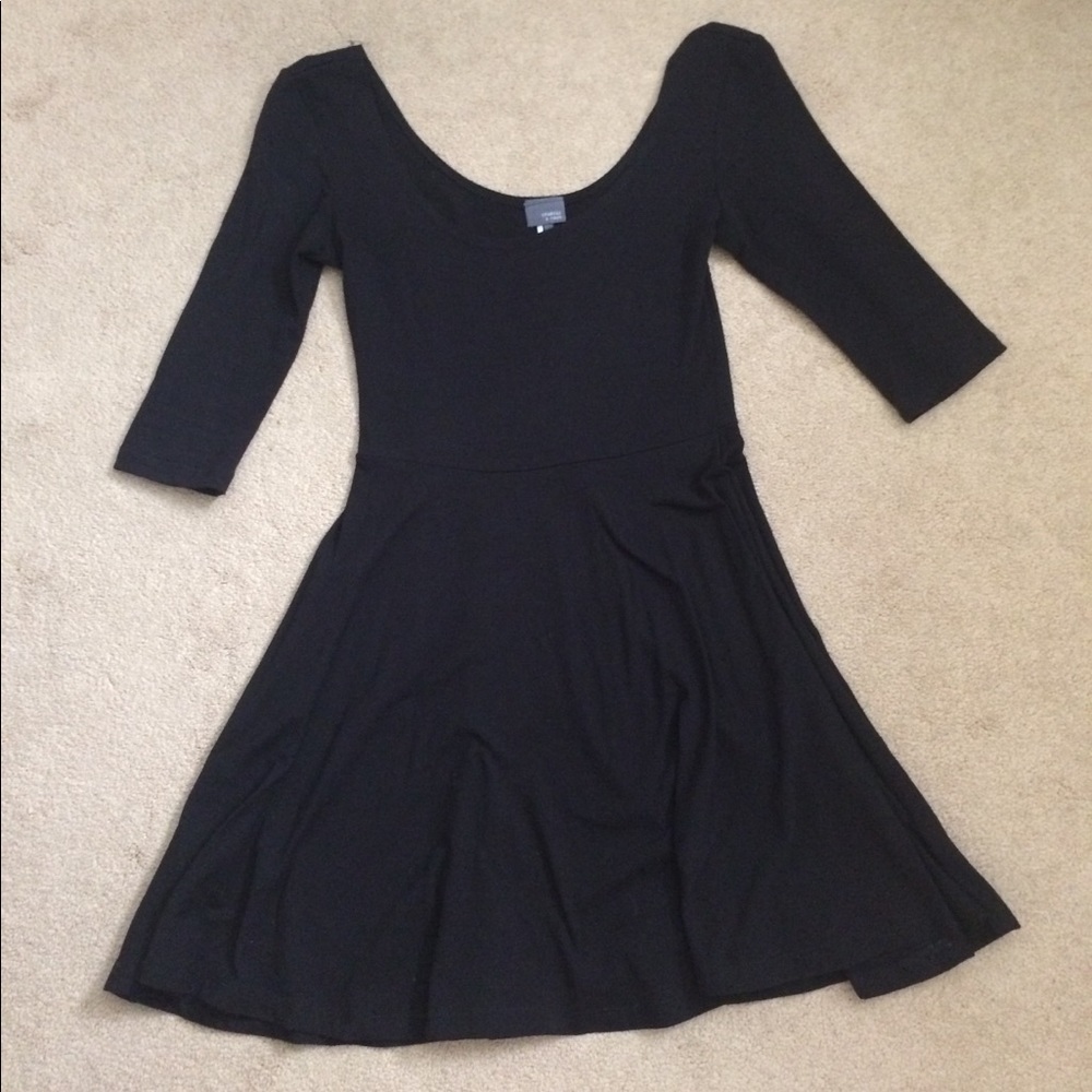 Black skater dress